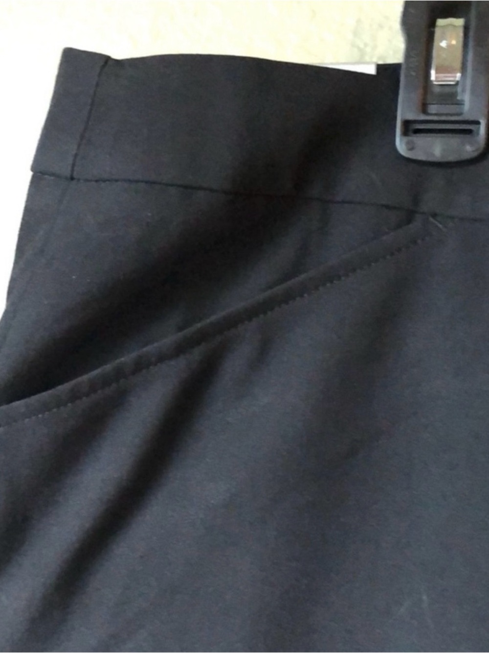 New Nicole Miller Pants Women’s Black Straight Leg Trouser Business Casual Sz 16 - Picture 7 of 9